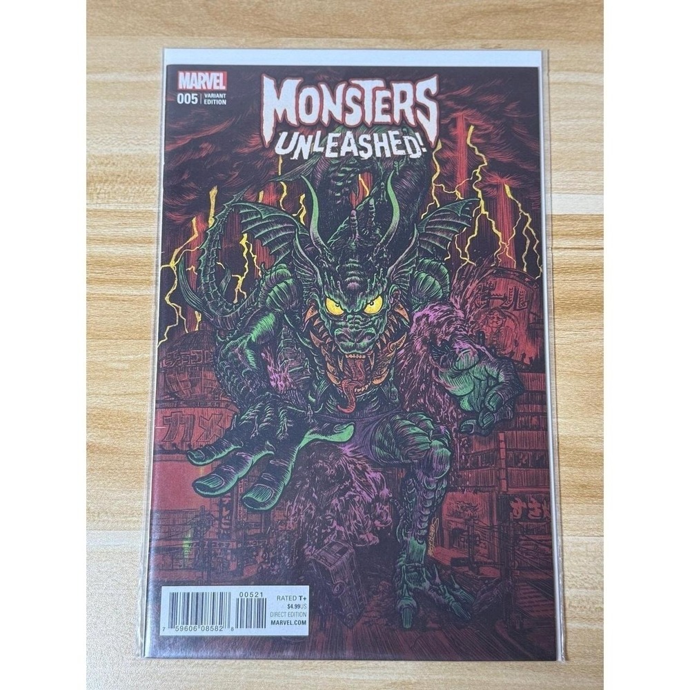 Monsters Unleashed #5 Superlog Variant 2017 Marvel Comic
